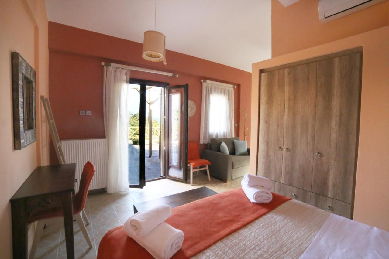 Villa Ικαριων Γη Manganítis Esterno foto